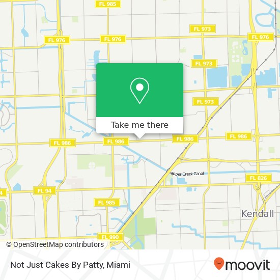Mapa de Not Just Cakes By Patty