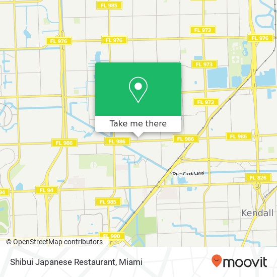 Mapa de Shibui Japanese Restaurant