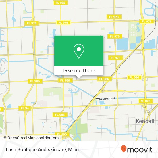 Lash Boutique And skincare map