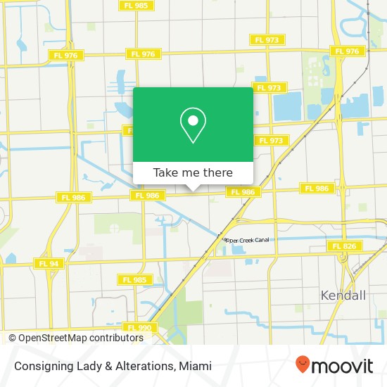 Mapa de Consigning Lady & Alterations