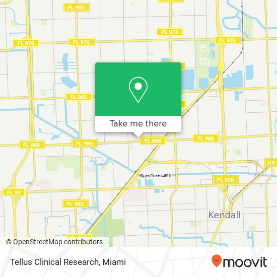 Tellus Clinical Research map