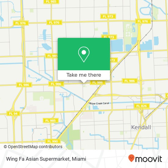 Mapa de Wing Fa Asian Supermarket