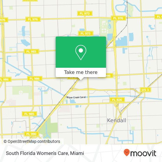 South Florida Women's Care map