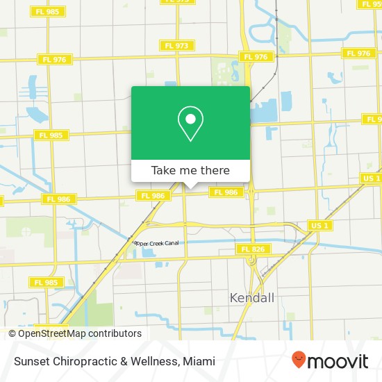 Sunset Chiropractic & Wellness map