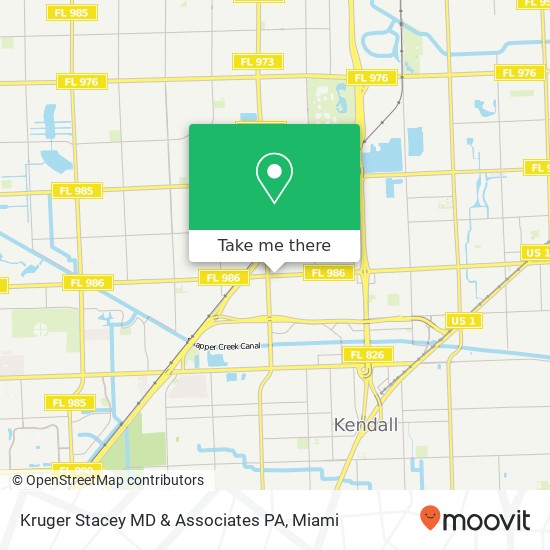Mapa de Kruger Stacey MD & Associates PA