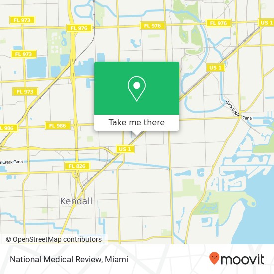Mapa de National Medical Review
