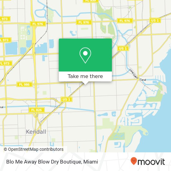 Blo Me Away Blow Dry Boutique map