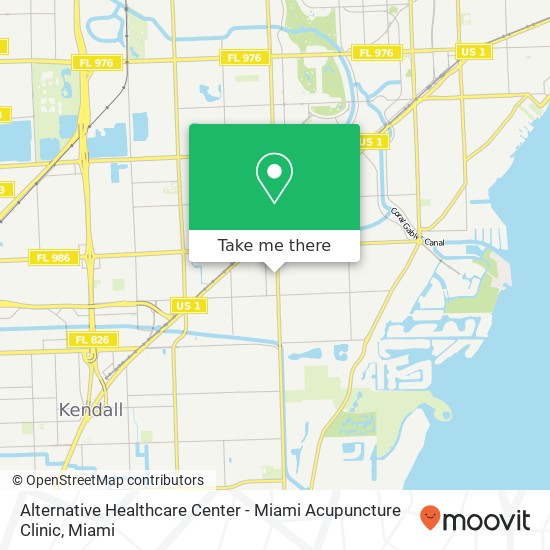 Mapa de Alternative Healthcare Center - Miami Acupuncture Clinic