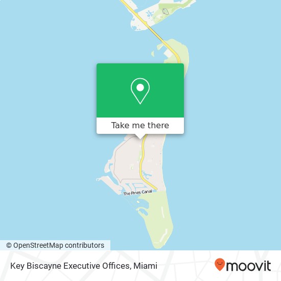 Mapa de Key Biscayne Executive Offices