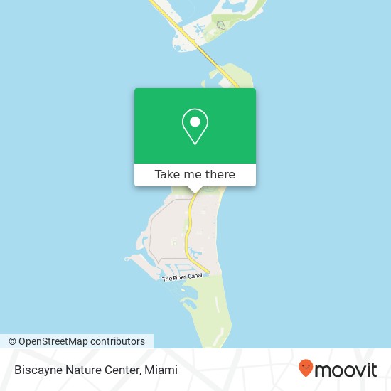 Biscayne Nature Center map