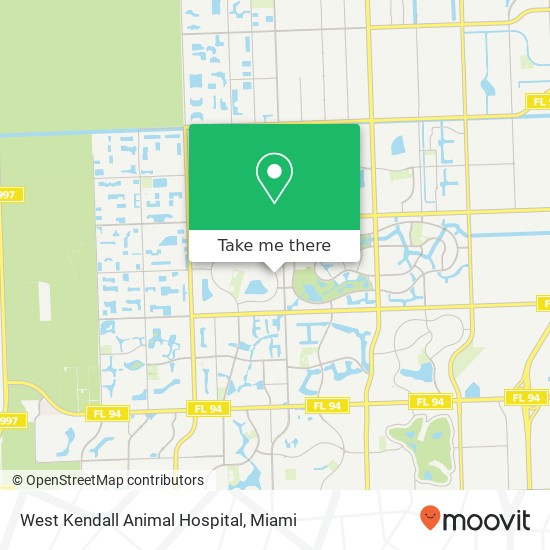 West Kendall Animal Hospital map