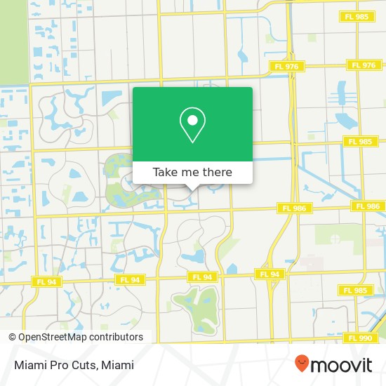 Miami Pro Cuts map