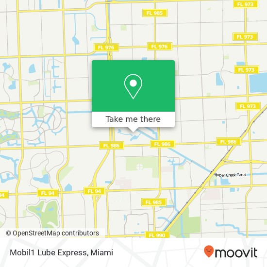 Mapa de Mobil1 Lube Express