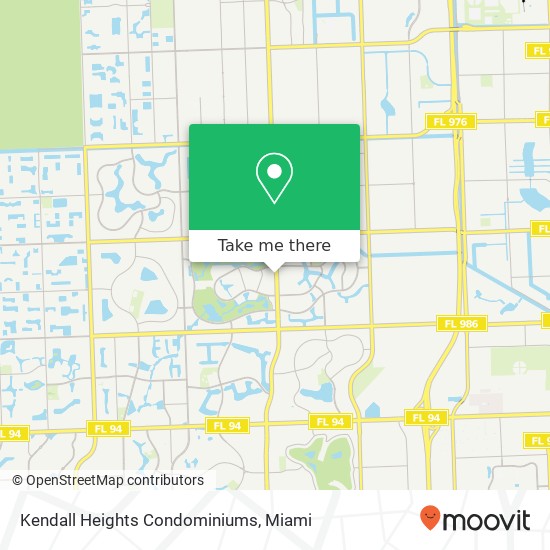 Mapa de Kendall Heights Condominiums