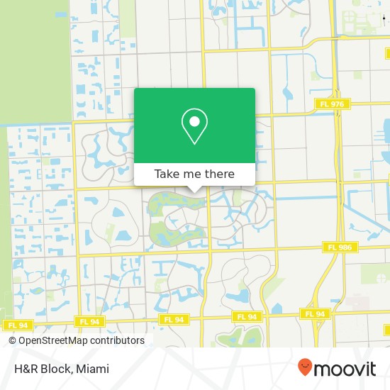 H&R Block map