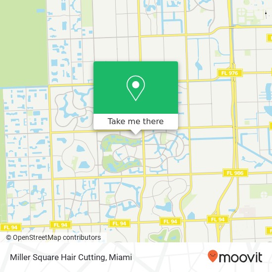 Miller Square Hair Cutting map