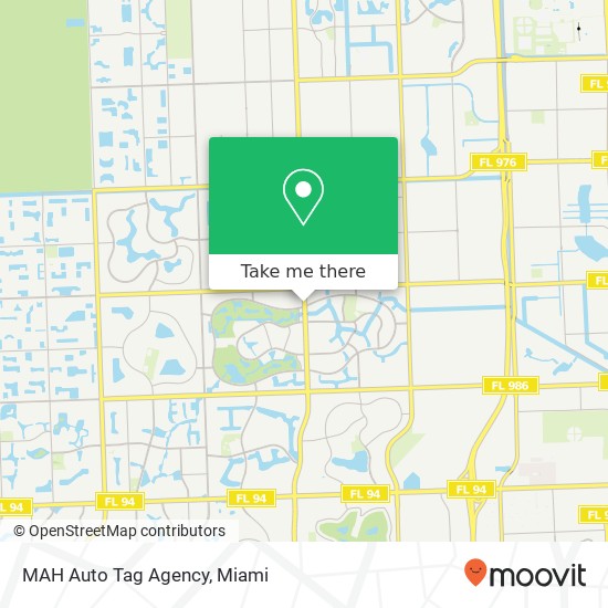 MAH Auto Tag Agency map