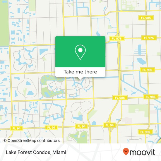 Lake Forest Condos map