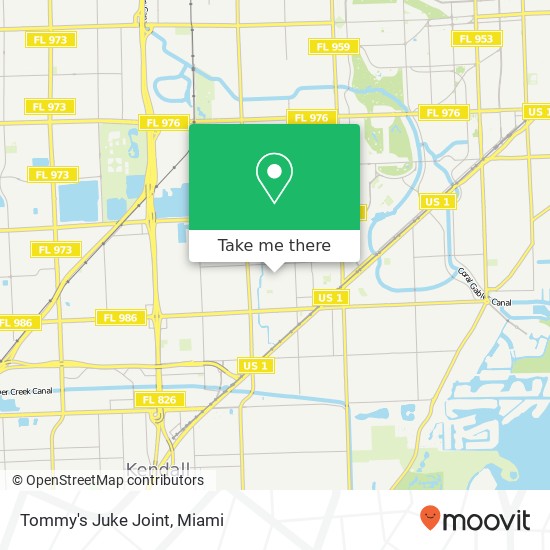 Tommy's Juke Joint map