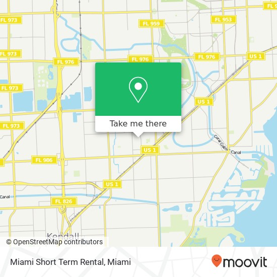 Miami Short Term Rental map