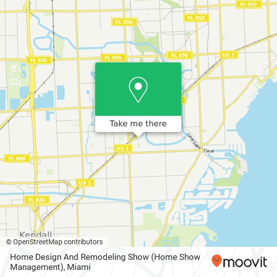Mapa de Home Design And Remodeling Show (Home Show Management)