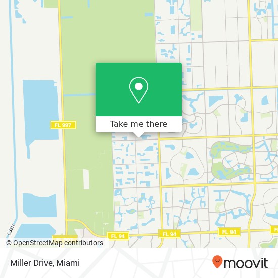 Mapa de Miller Drive