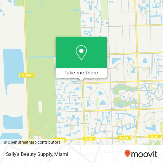 Sally's Beauty Supply map