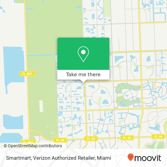 Smartmart, Verizon Authorized Retailer map