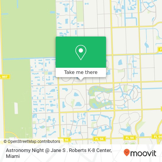 Astronomy Night @ Jane S . Roberts K-8 Center map