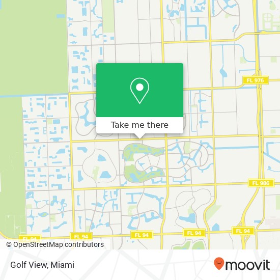 Golf View map