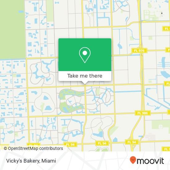 Mapa de Vicky's Bakery