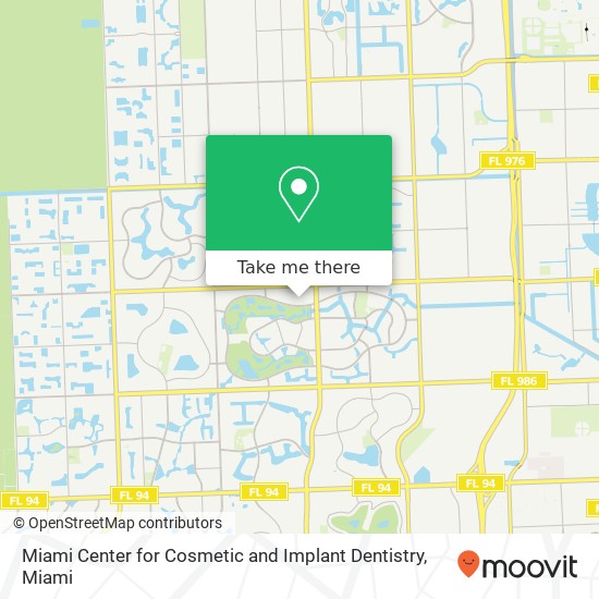 Miami Center for Cosmetic and Implant Dentistry map