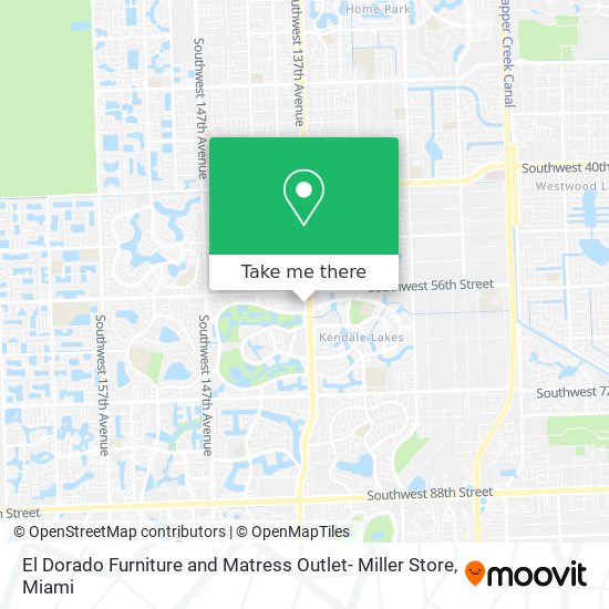 El Dorado Furniture and Matress Outlet- Miller Store map