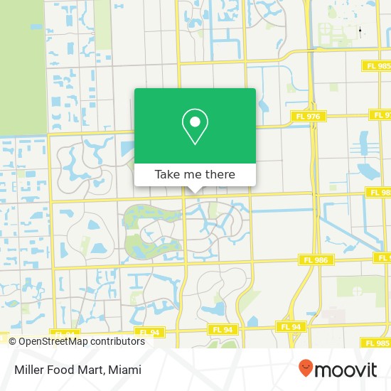Mapa de Miller Food Mart