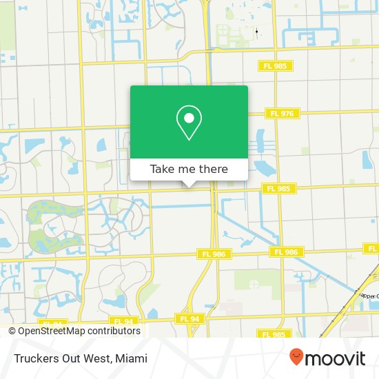 Mapa de Truckers Out West
