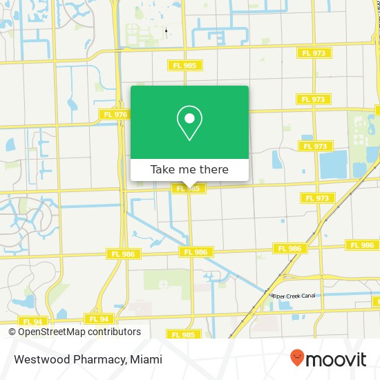 Westwood Pharmacy map