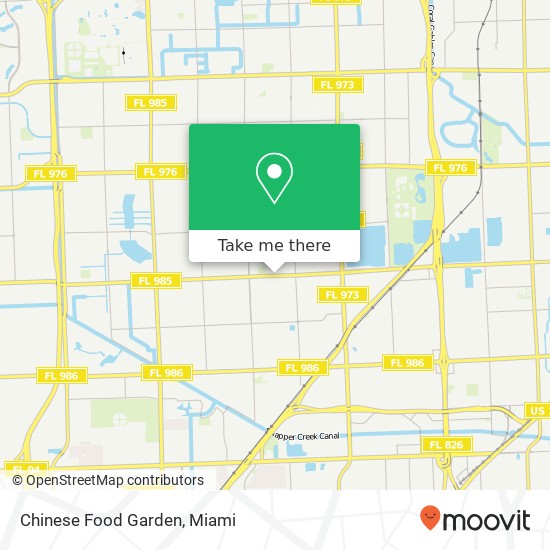 Chinese Food Garden map