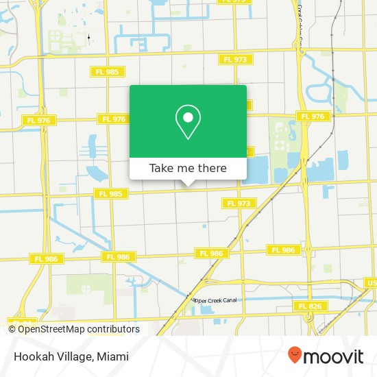 Mapa de Hookah Village