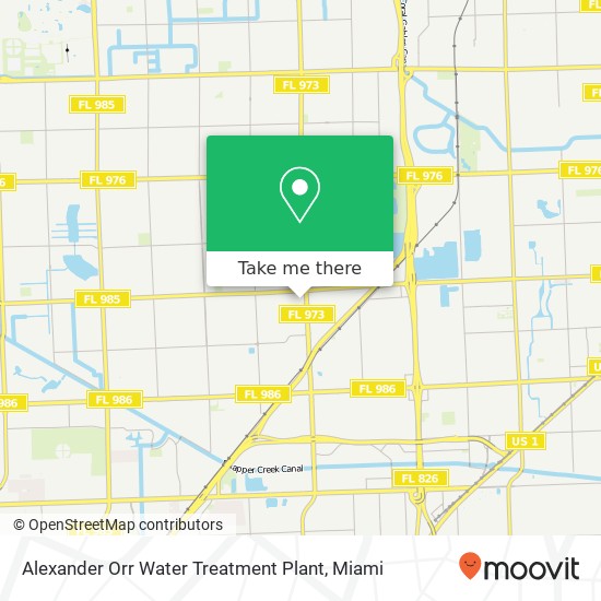 Mapa de Alexander Orr Water Treatment Plant