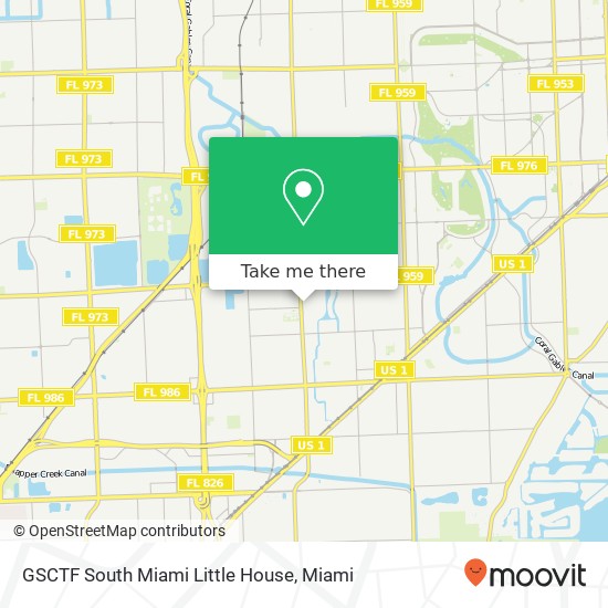 Mapa de GSCTF South Miami Little House