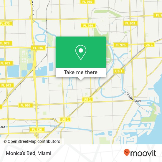 Mapa de Monica's Bed
