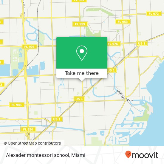 Mapa de Alexader montessori school