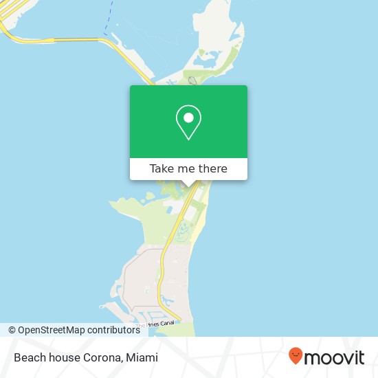 Beach house Corona map