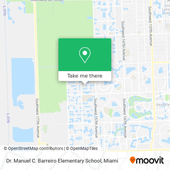 Mapa de Dr. Manuel C. Barreiro Elementary School