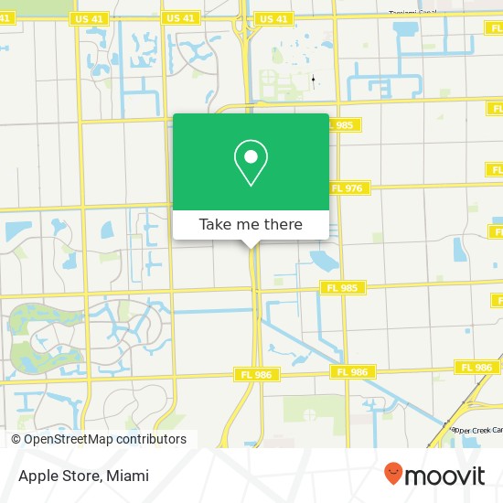 Apple Store map