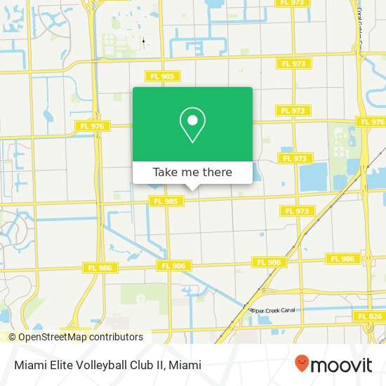 Mapa de Miami Elite Volleyball Club II