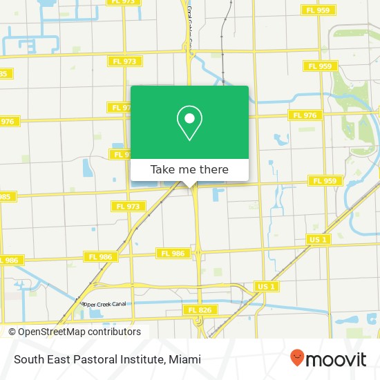 South East Pastoral Institute map