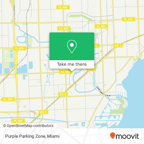 Purple Parking Zone map