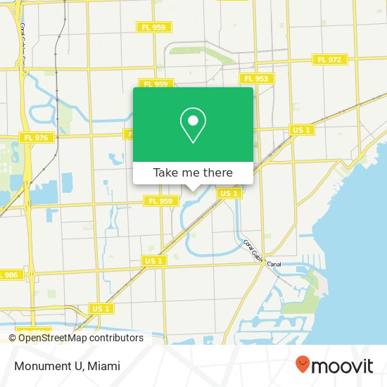 Monument U map