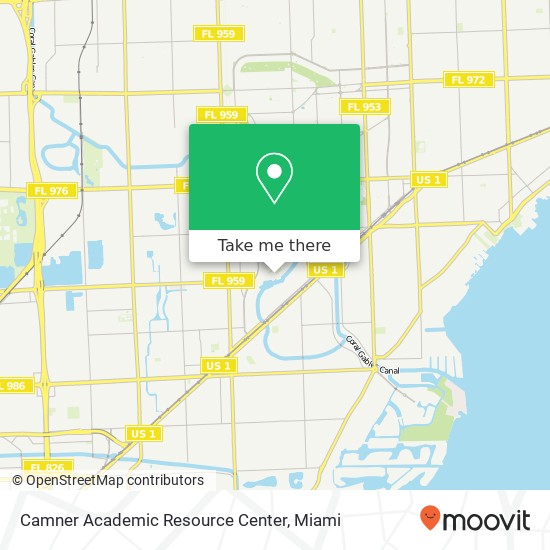 Camner Academic Resource Center map